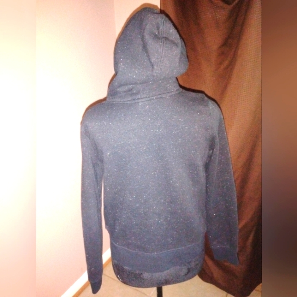 🖤 NWOT Girls Black Silver Hurley Hoodie Size XL Cold Snow Rain Comfortable - Picture 3 of 3